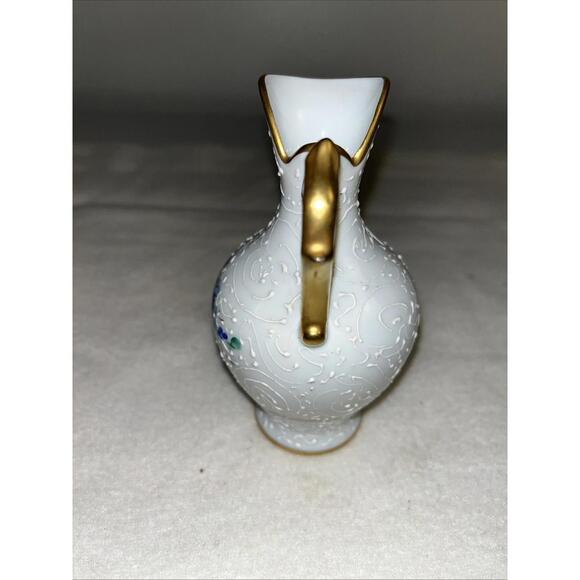 Small Pitcher Limoges France Hand Painted 5.5” Tall...